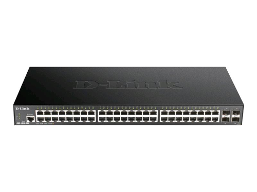 D-Link DGS 1250-52X - Switch - L3 Lite - intelligente - 48 x 10/100/1000 + 4 x 10 Gigabit SFP+ - montabile su rack